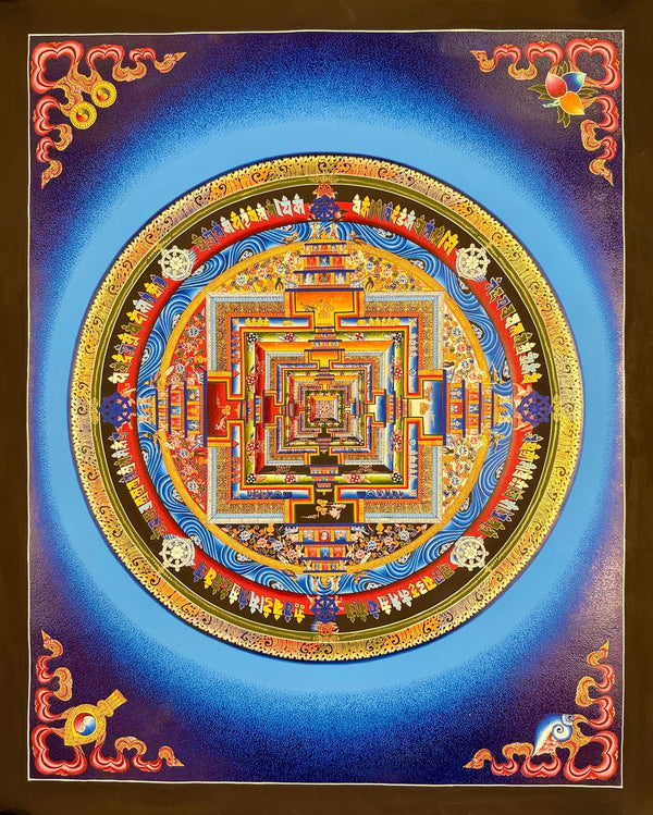 Kalachakra Mandala Tibetan Thangka Painting - Art Of Tibet