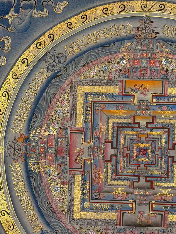 Kalachakra Mandala Tibetan Thangka Painting - Art Of Tibet