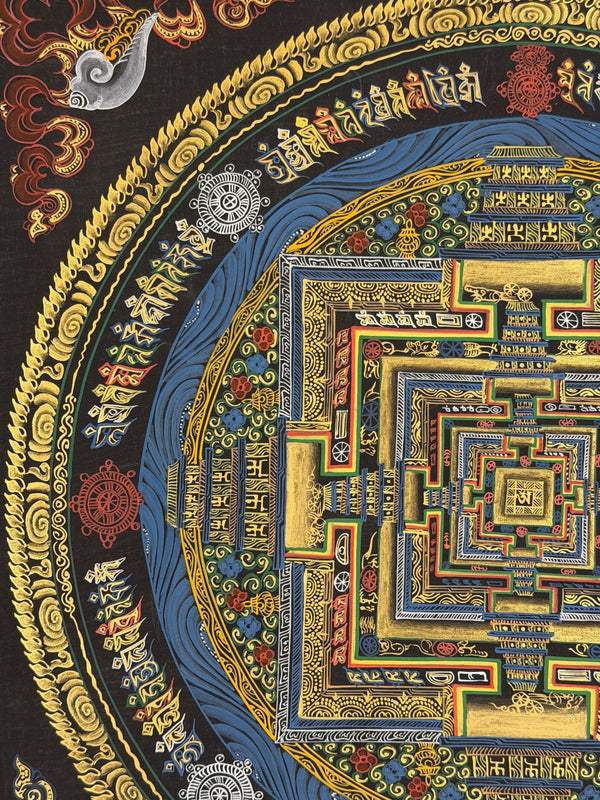 Kalachakra Mandala Tibetan Thangka Painting - Art Of Tibet