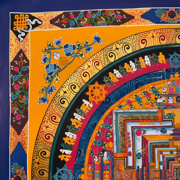 Kalachakra Mandala Tibetan Thangka Painting - Art Of Tibet