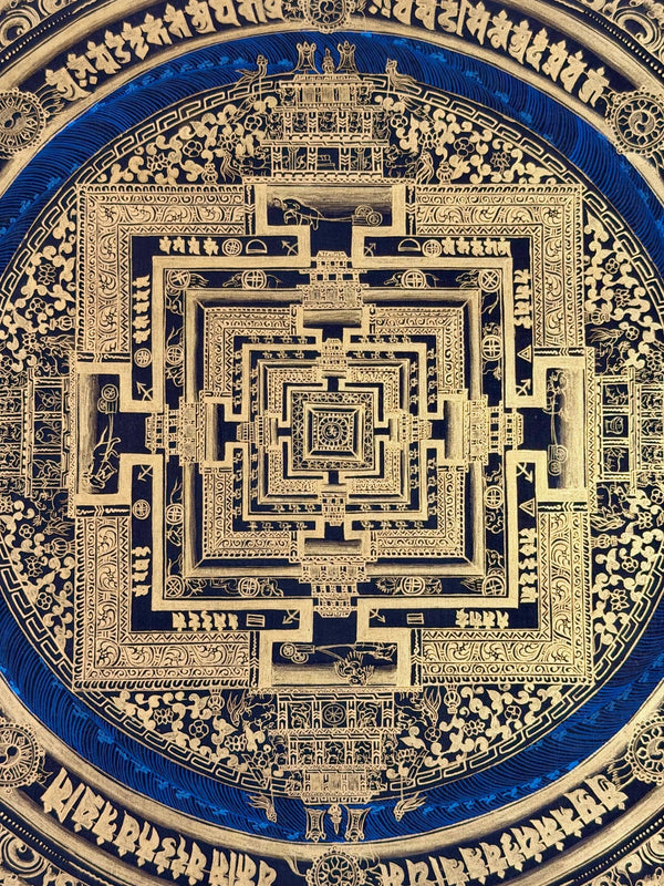 Kalachakra Mandala Tibetan Thangka Painting - Art Of Tibet