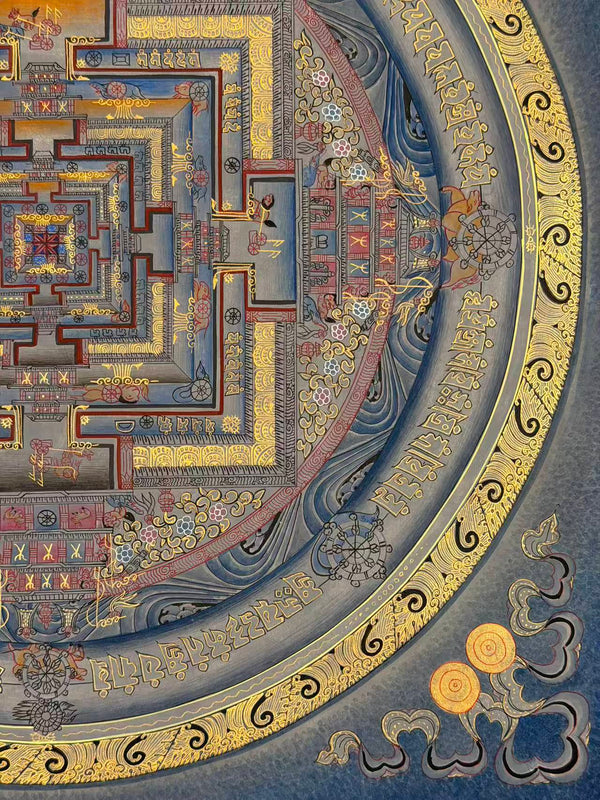 Kalachakra Mandala Tibetan Thangka Painting - Art Of Tibet