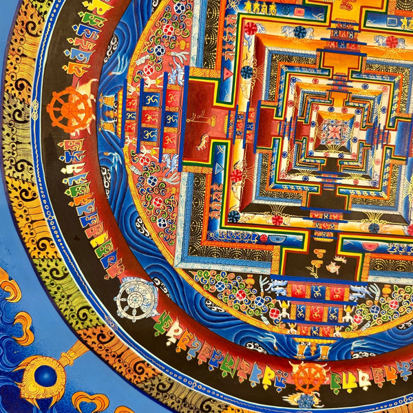 Kalachakra Mandala Tibetan Thangka Painting - Art Of Tibet