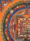 Kalachakra Mandala Tibetan Thangka Painting - Art Of Tibet