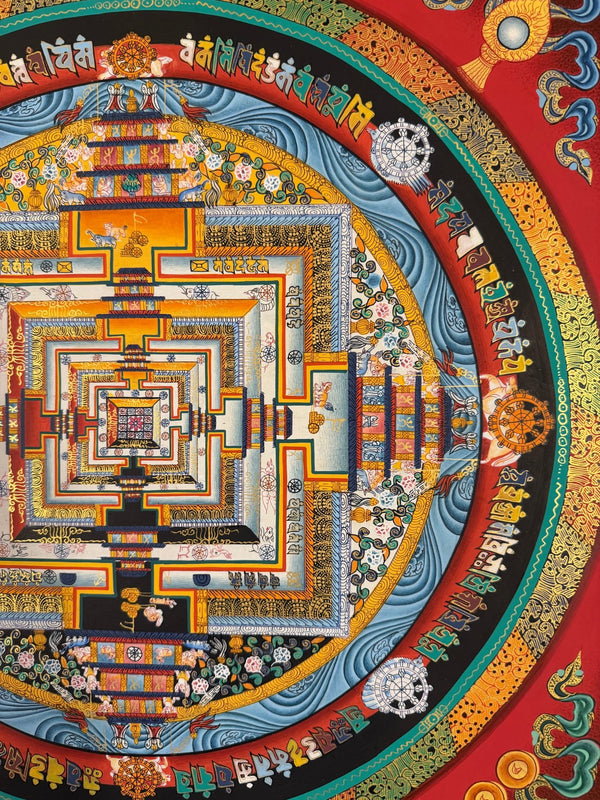 Kalachakra Mandala Tibetan Thangka Painting - Art Of Tibet