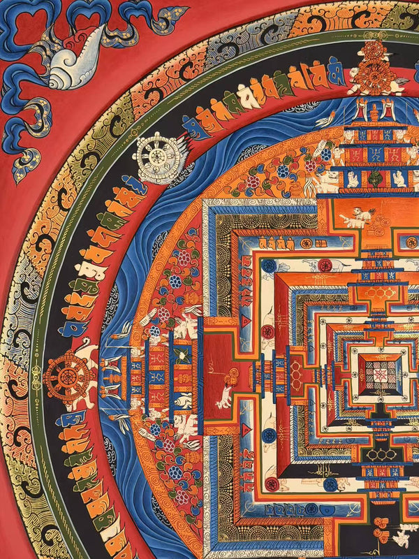 Kalachakra Mandala Tibetan Thangka Painting - Art Of Tibet