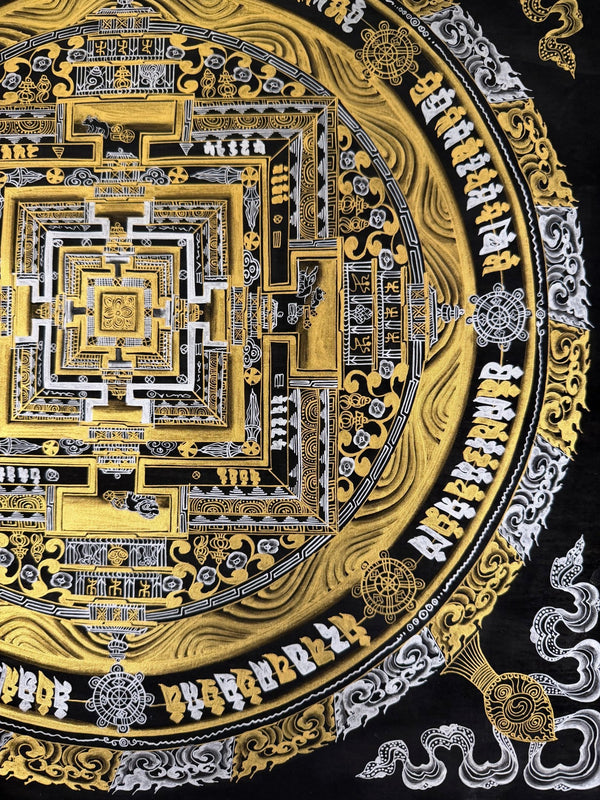 Kalachakra Mandala Tibetan Thangka Painting - Art Of Tibet