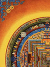 Kalachakra Mandala Tibetan Thangka Painting - Art Of Tibet