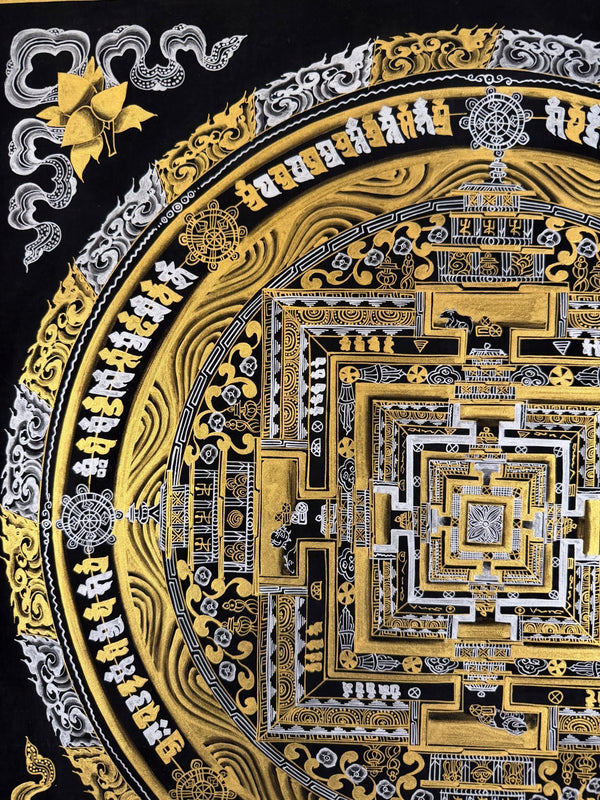 Kalachakra Mandala Tibetan Thangka Painting - Art Of Tibet