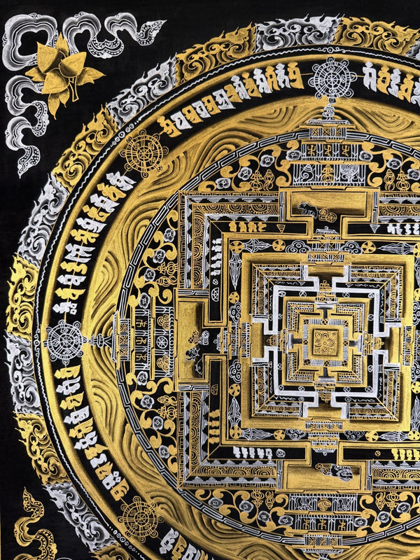 Kalachakra Mandala Tibetan Thangka Painting - Art Of Tibet