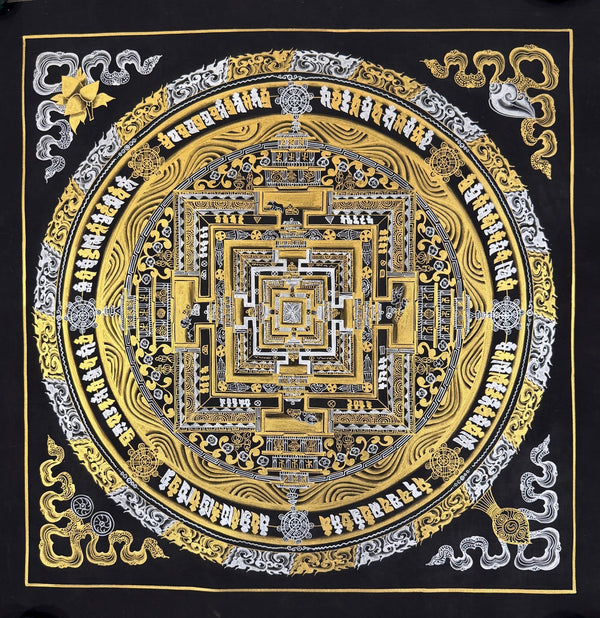 Kalachakra Mandala Tibetan Thangka Painting - Art Of Tibet