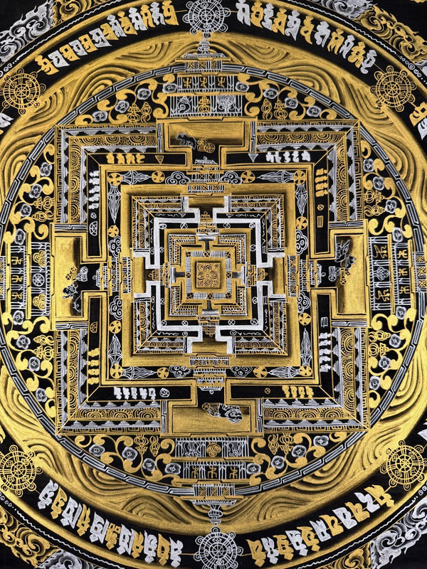 Kalachakra Mandala Tibetan Thangka Painting - Art Of Tibet