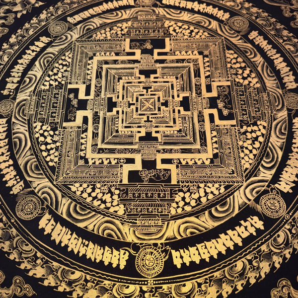 Kalachakra Mandala Tibetan Thangka Painting - Art Of Tibet