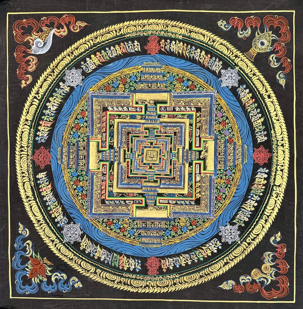 Kalachakra Mandala Tibetan Thangka Painting - Art Of Tibet