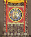 Kalachakra Mandala Tibetan Thangka Painting - Silk Framed - Art Of Tibet