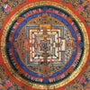 Kalachakra Mandala Tibetan Thangka Painting - Silk Framed - Art Of Tibet