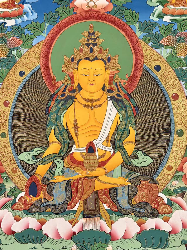 Ksitigarbha Thangka - Art Of Tibet