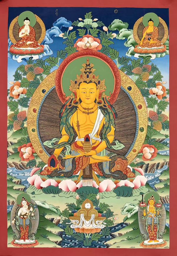 Ksitigarbha Thangka - Art Of Tibet