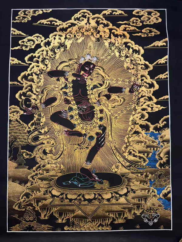 Kurkulla Tibetan Thangka Painting - Art Of Tibet