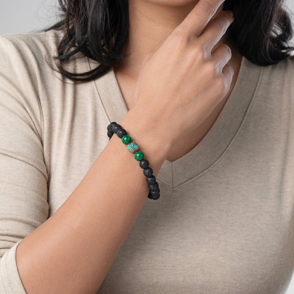 Lava Stone Bracelet - Art Of Tibet