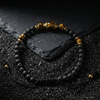 Lava Stone with Tiger Eye Strenght Bracelet - Art Of Tibet