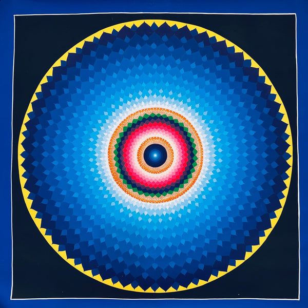 Lotus Mandala Large Thangka Painting - Art Of Tibet