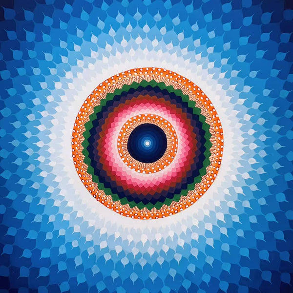 Lotus Mandala Thangka Painting - Art Of Tibet