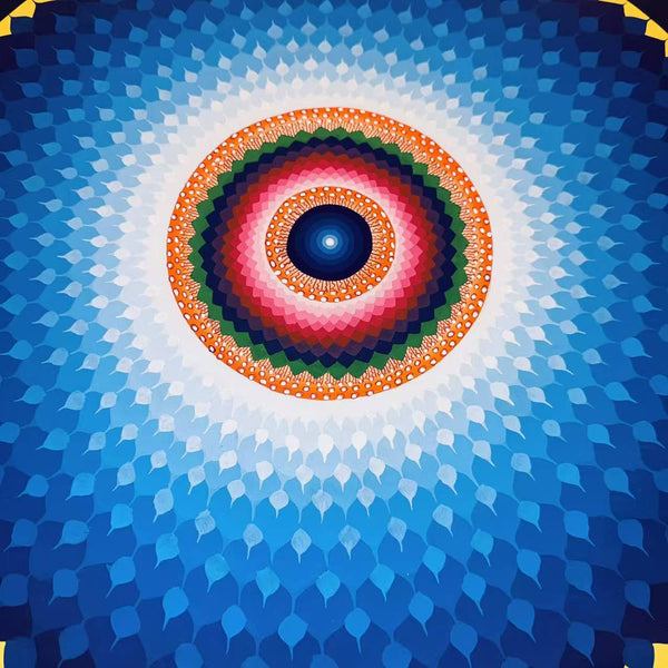 Lotus Mandala Thangka Painting - Art Of Tibet