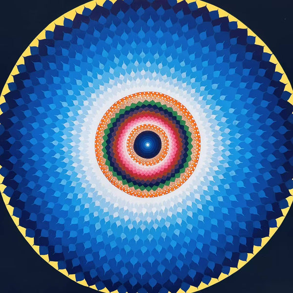 Lotus Mandala Thangka Painting - Art Of Tibet