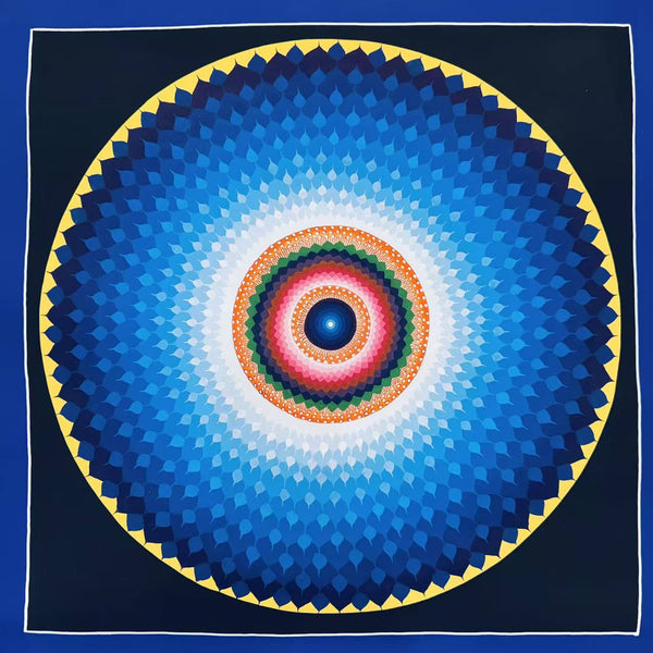 Lotus Mandala Thangka Painting - Art Of Tibet