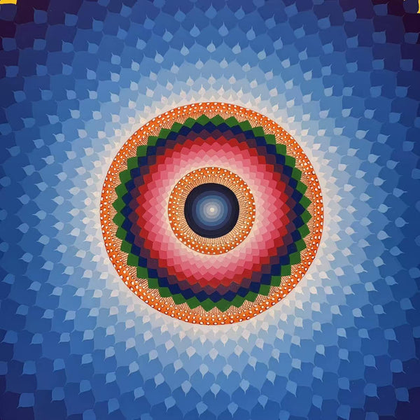 Lotus Mandala Thangka Painting - Art Of Tibet