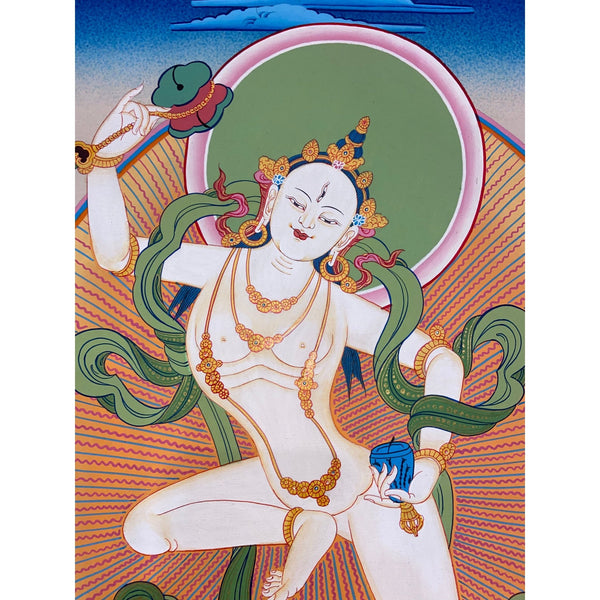 Machig Labdron Tibetan Thangka Painting - Art Of Tibet