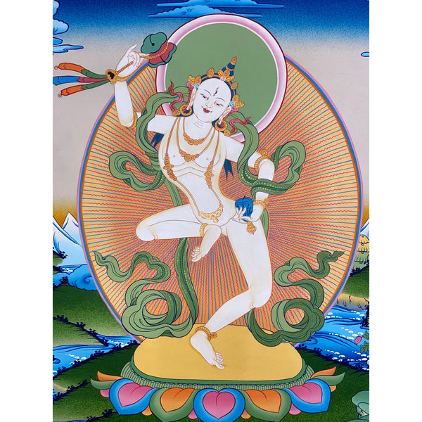 Machig Labdron Tibetan Thangka Painting - Art Of Tibet