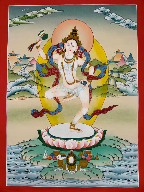 Machig Labdron Tibetan Thangka Painting - Art Of Tibet