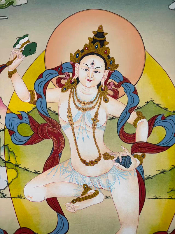 Machig Labdron Tibetan Thangka Painting - Art Of Tibet