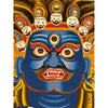 Mahakala Face Thangka - Art Of Tibet