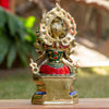 Maiterya Buddha Bronze Statue with Stone Inlaid - Art Of Tibet