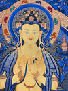 Maitreya Buddha Thangka - Art Of Tibet