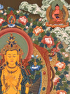 Maitreya Buddha Thangka - Art Of Tibet
