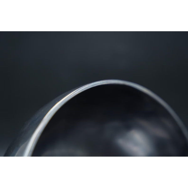 Manakamana Handle Black Etching Singing Bowl - Art Of Tibet