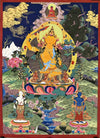 Manjushri Large Masterpiece Thangka - Art Of Tibet