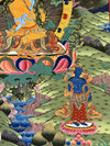 Manjushri Large Masterpiece Thangka - Art Of Tibet