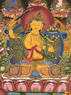 Manjushri Large Masterpiece Thangka - Art Of Tibet
