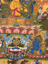 Manjushri Large Masterpiece Thangka - Art Of Tibet