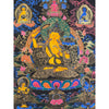 Manjushri Large Thangka - Silk Framed - Art Of Tibet