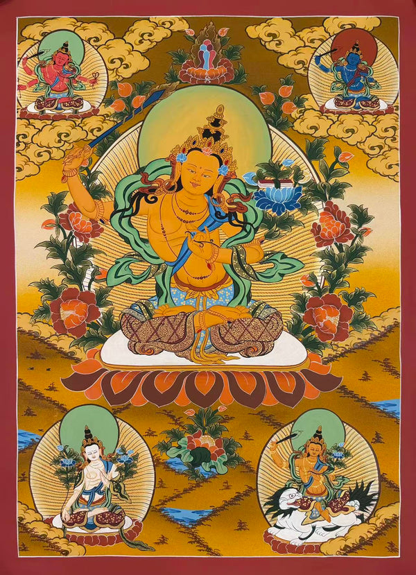 Manjushri Thangka - Art Of Tibet