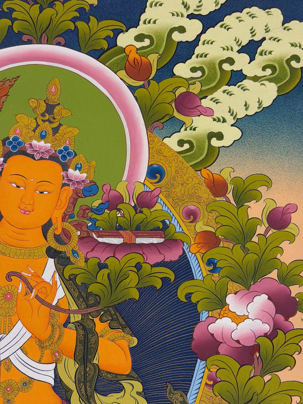 Manjushri Thangka - Art Of Tibet