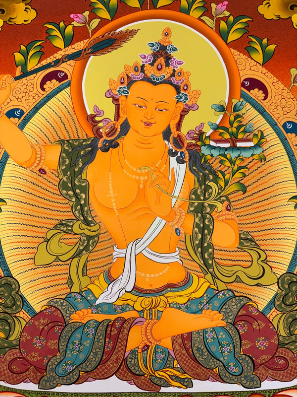 Manjushri Thangka - Art Of Tibet
