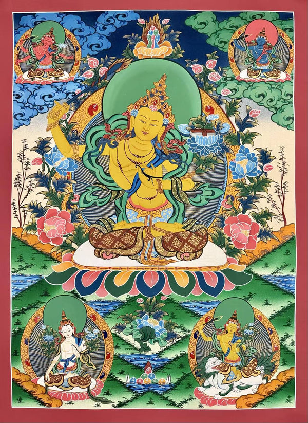 Manjushri Thangka - Art Of Tibet