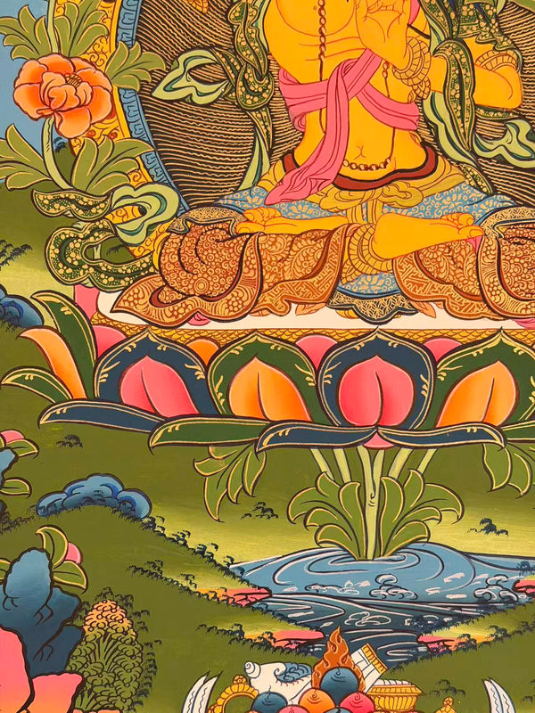 Manjushri Thangka - Art Of Tibet